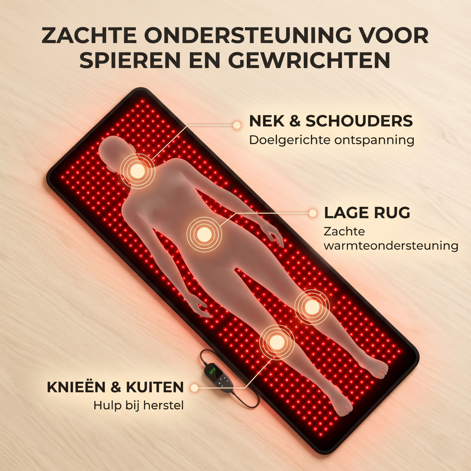 InfraRood Behandeling Mat - 180x60cm