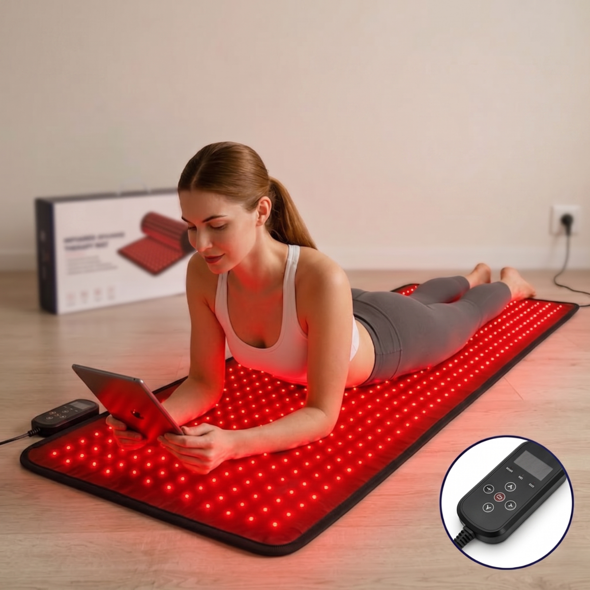 Professionele InfraRood Therapie Mat - 180x90cm - Herstel en Ontspanning