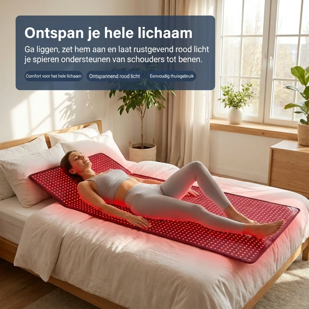 Professionele InfraRood Therapie Mat - 180x90cm - Herstel en Ontspanning