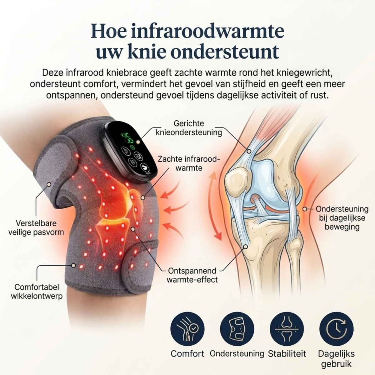 InfraRood Knie Brace