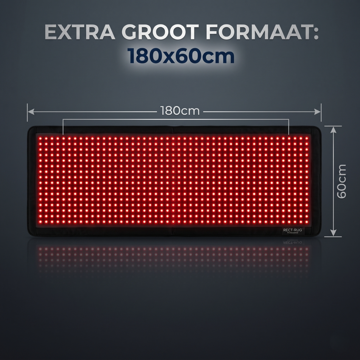 InfraRood Mat - 180x60cm