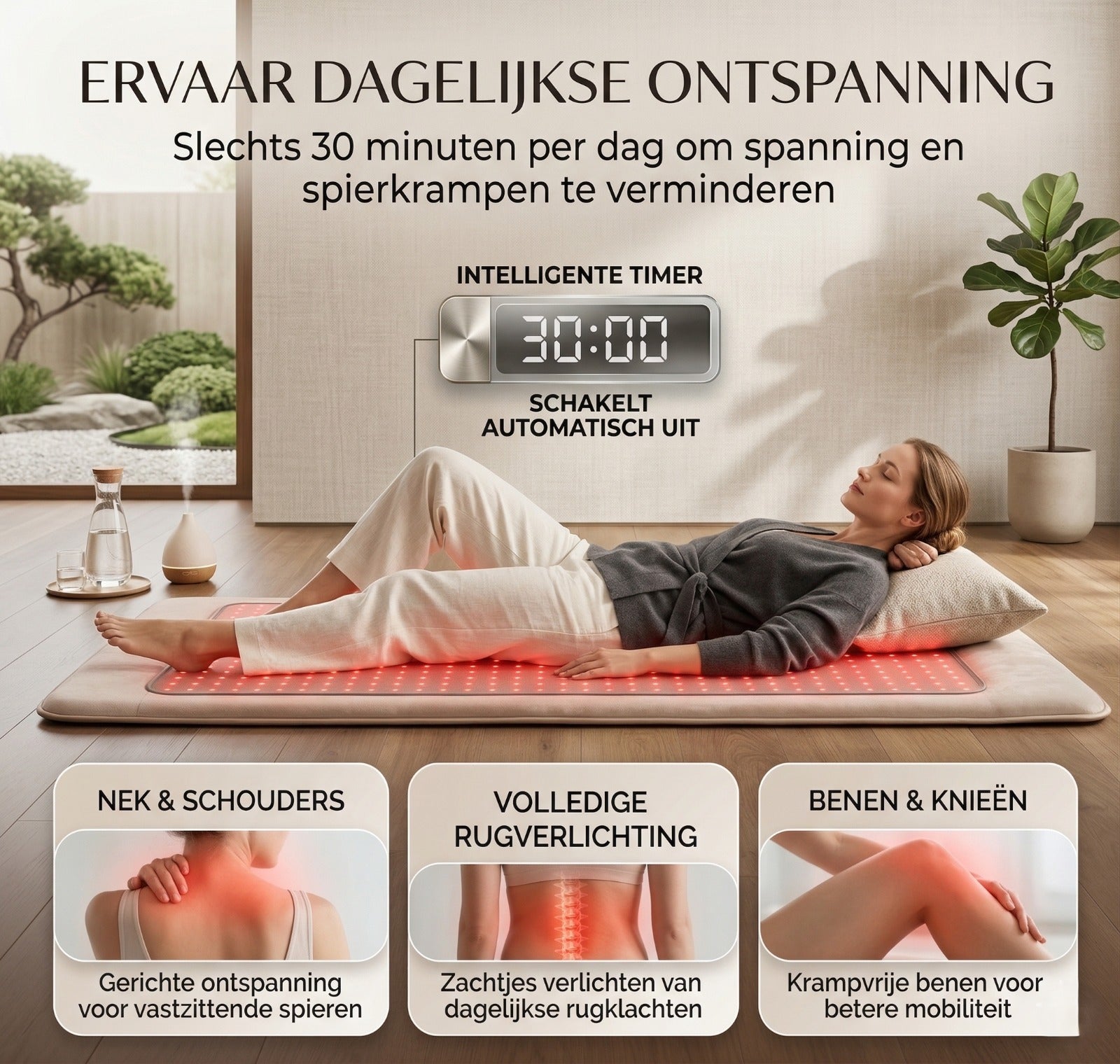 InfraRood Behandeling Mat - 180x60cm