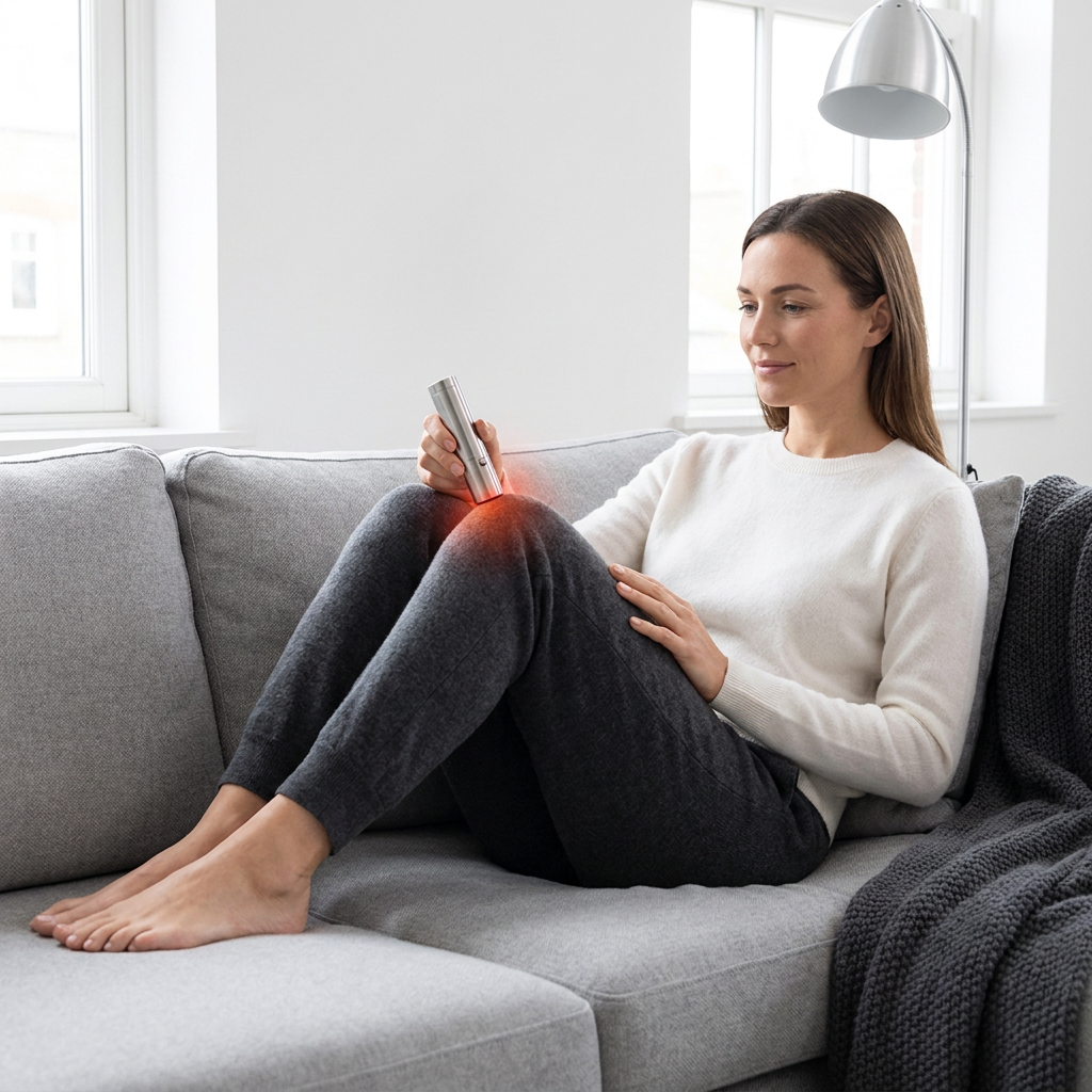 Deze Gerichte InfraRood Lamp - 3 golf lengtes is ideaal voor spieren, gewrichten en gevoelige zones.