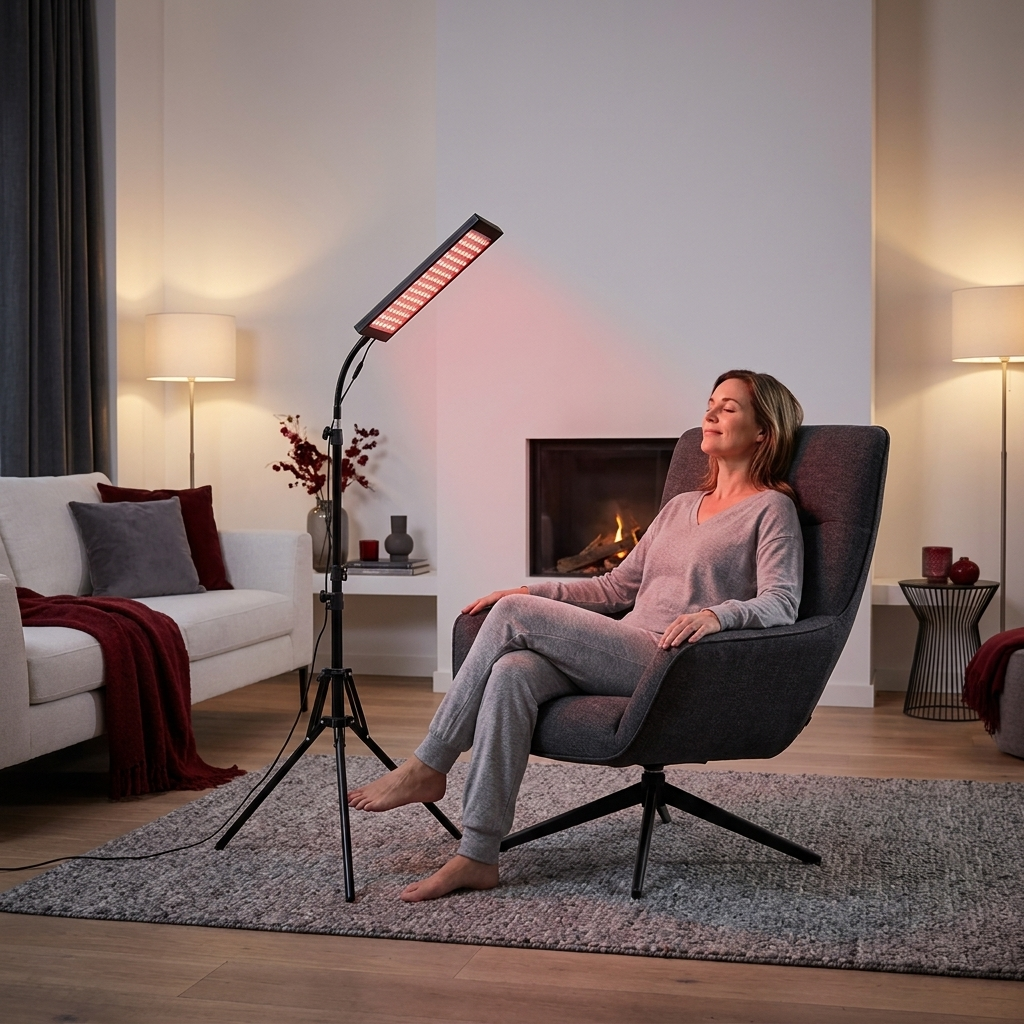 Rood licht 660nm en infrarood 850nm voor huid, spieren en dieper weefsel.