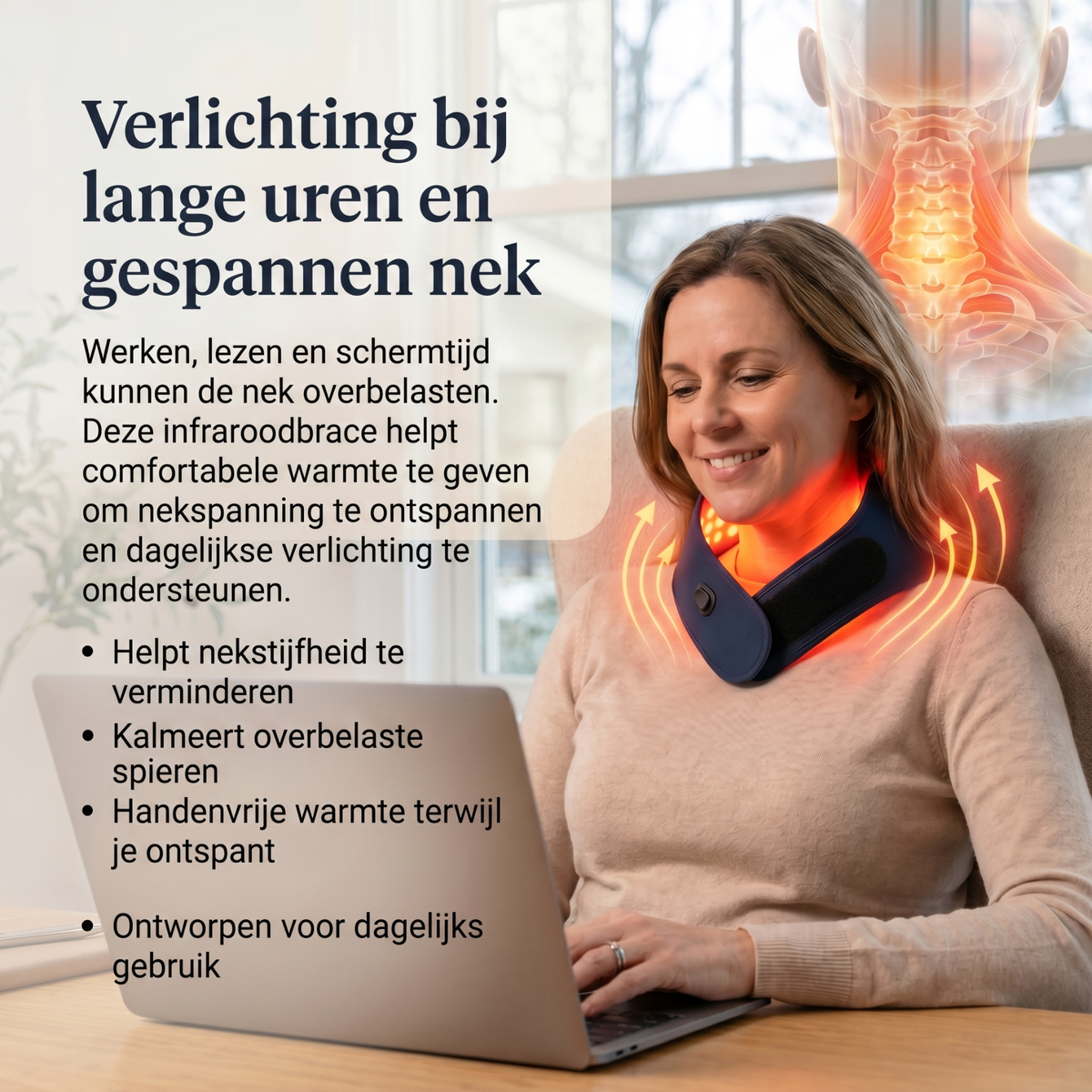 InfraRood Nek Brace - Ontspan & Verlicht