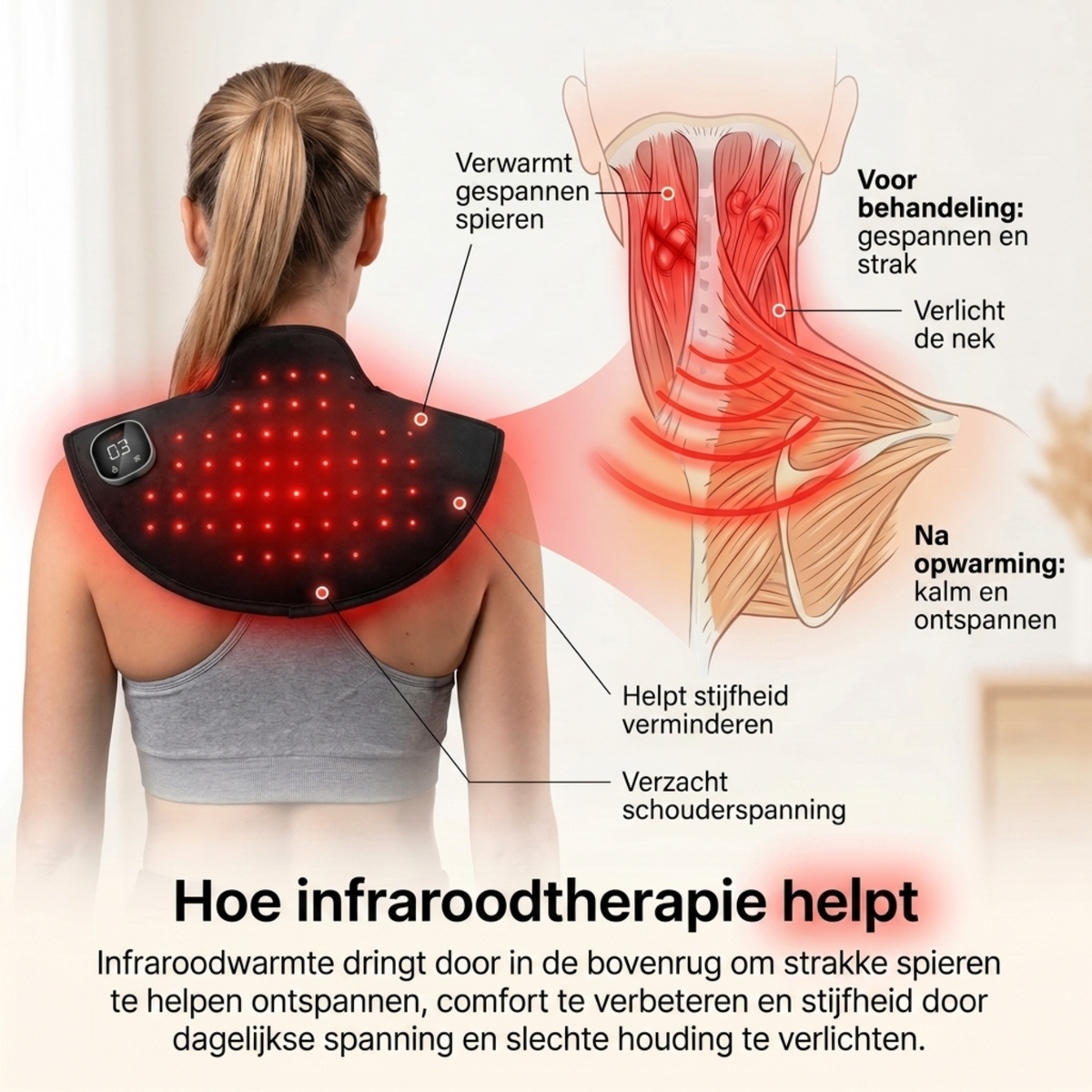 InfraRood Nek, Bovenrug en Schouders