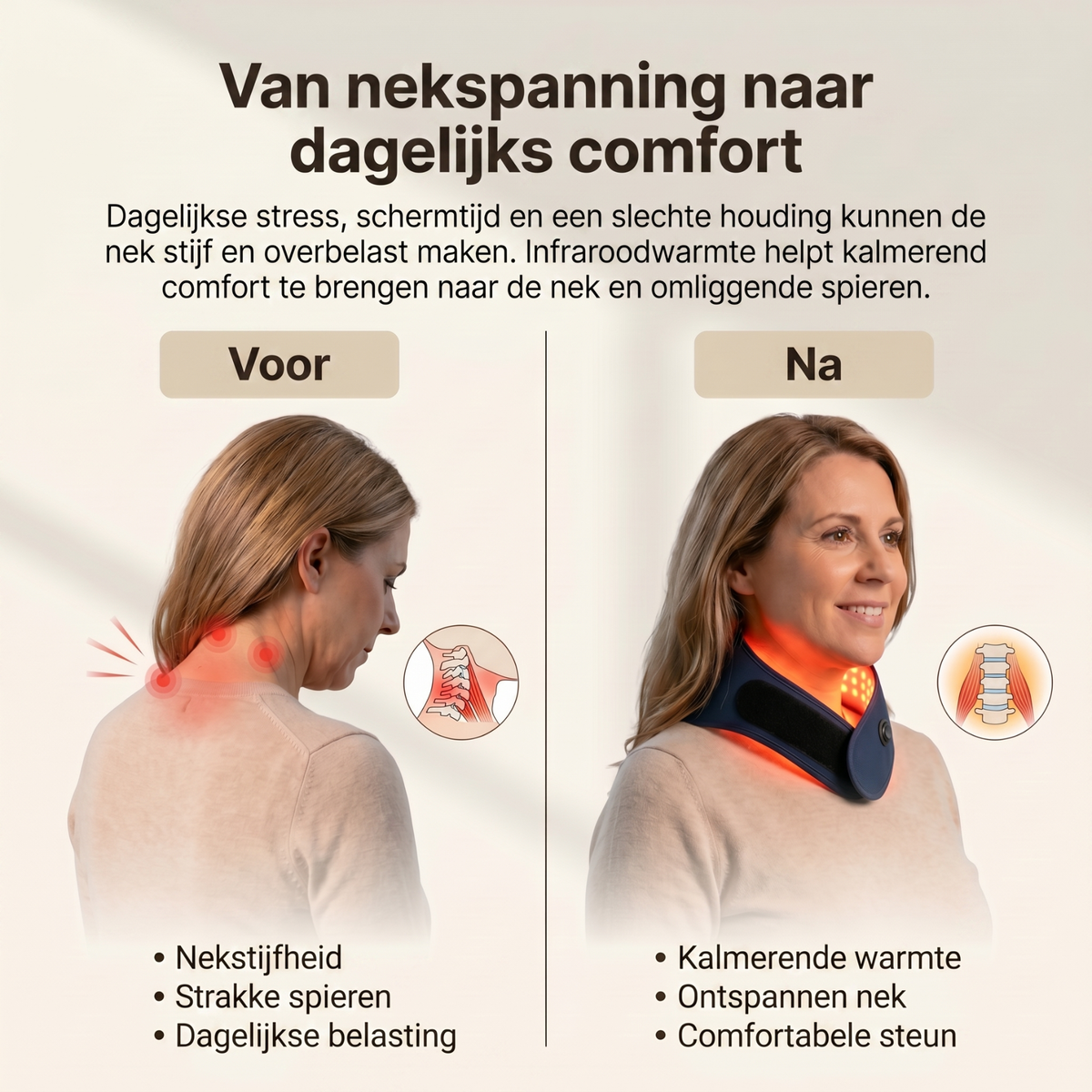 InfraRood Nek Brace - Ontspan & Verlicht