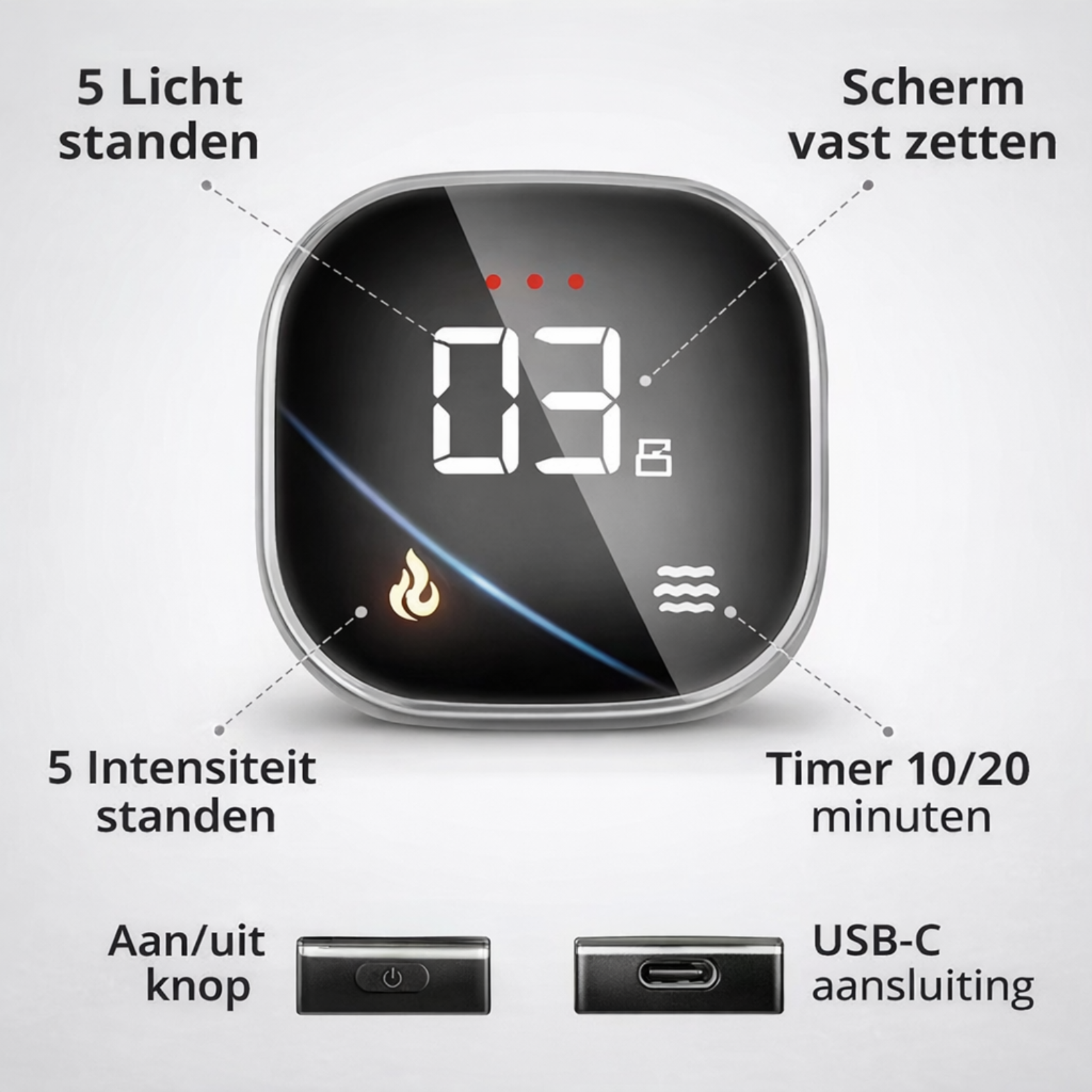 InfraRood Nek, Bovenrug en Schouders