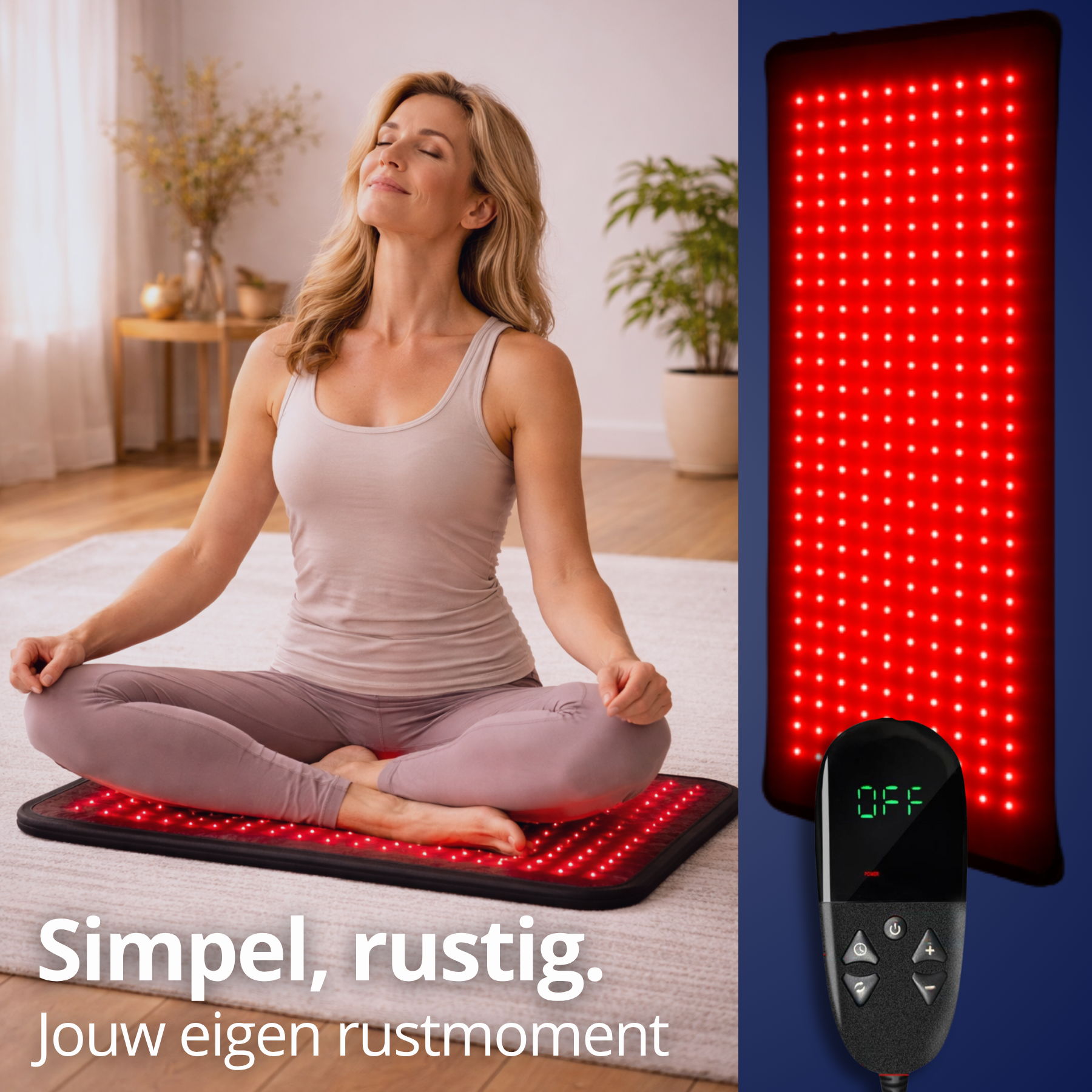 InfraRood Behandeling Mat - 80x30cm - Dagelijkse Activatie