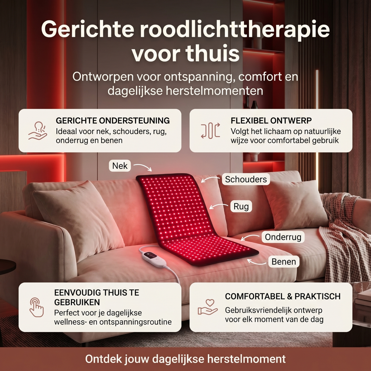 Professionele InfraRood Therapie Mat
