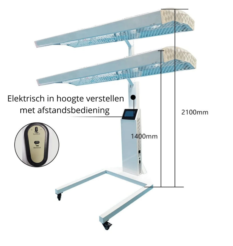T6000 Professioneel InfraRood Paneel - 5 Golflengtes - 1200 LEDs