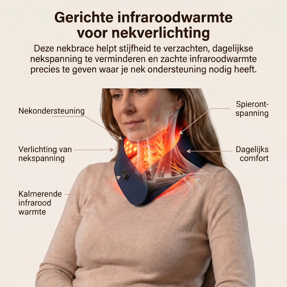 InfraRood Nek Brace - Ontspan & Verlicht