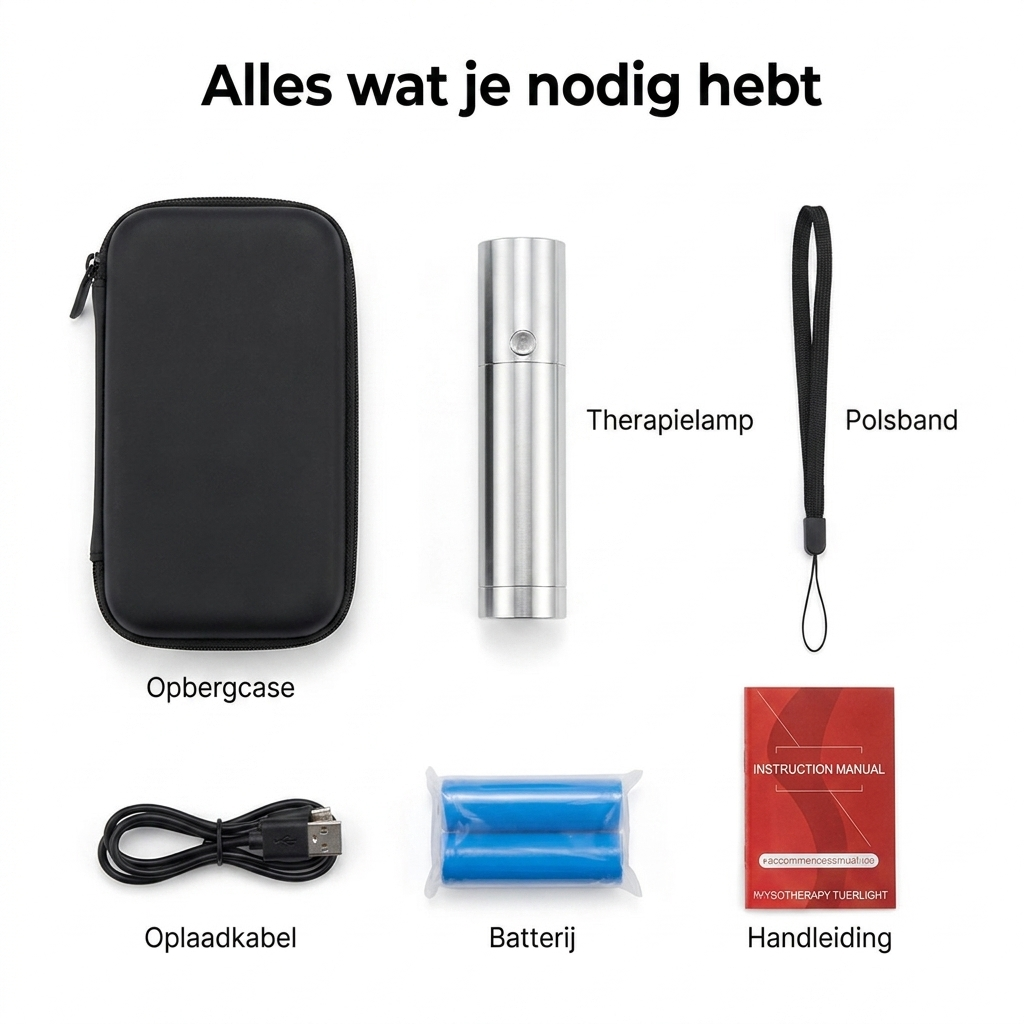 De Gerichte InfraRood Lamp - 3 golf lengtes combineert rood licht en infrarood voor gerichte verzorging.
