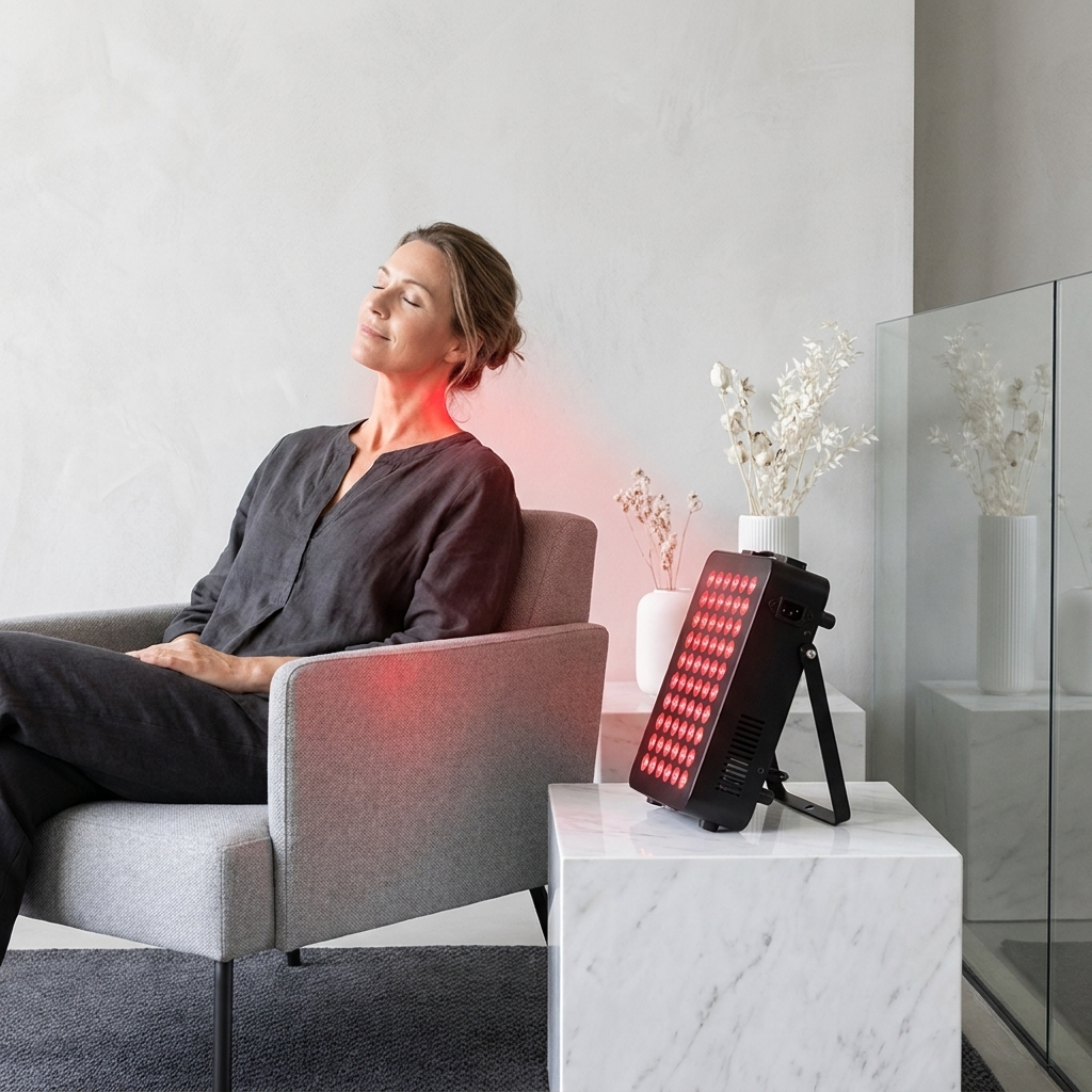 Gerichte roodlichttherapie voor rug, schouders, benen, armen en gewrichten.