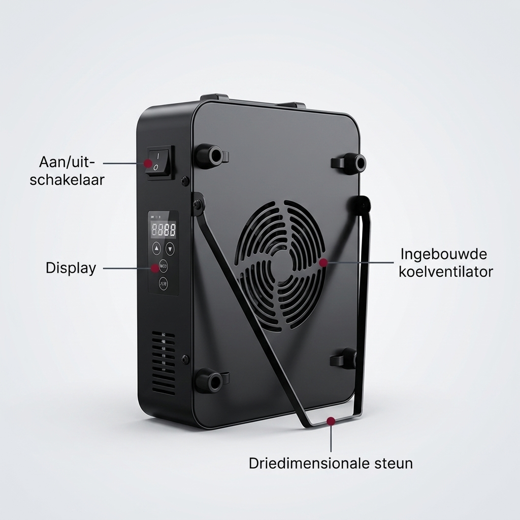 Eenvoudige infraroodtherapie thuis met een compact en krachtig lichtpaneel.