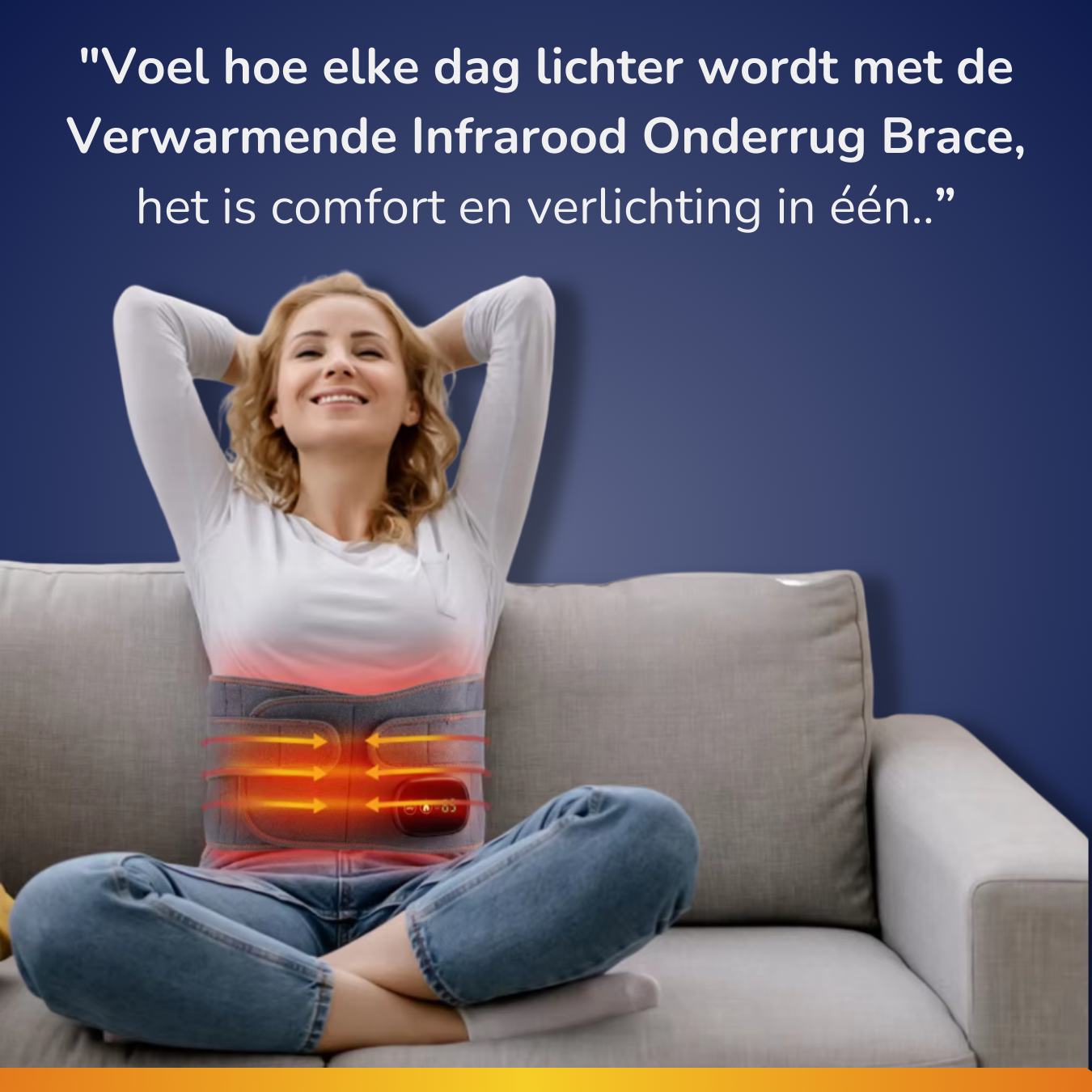 rugpijn infrarood brace